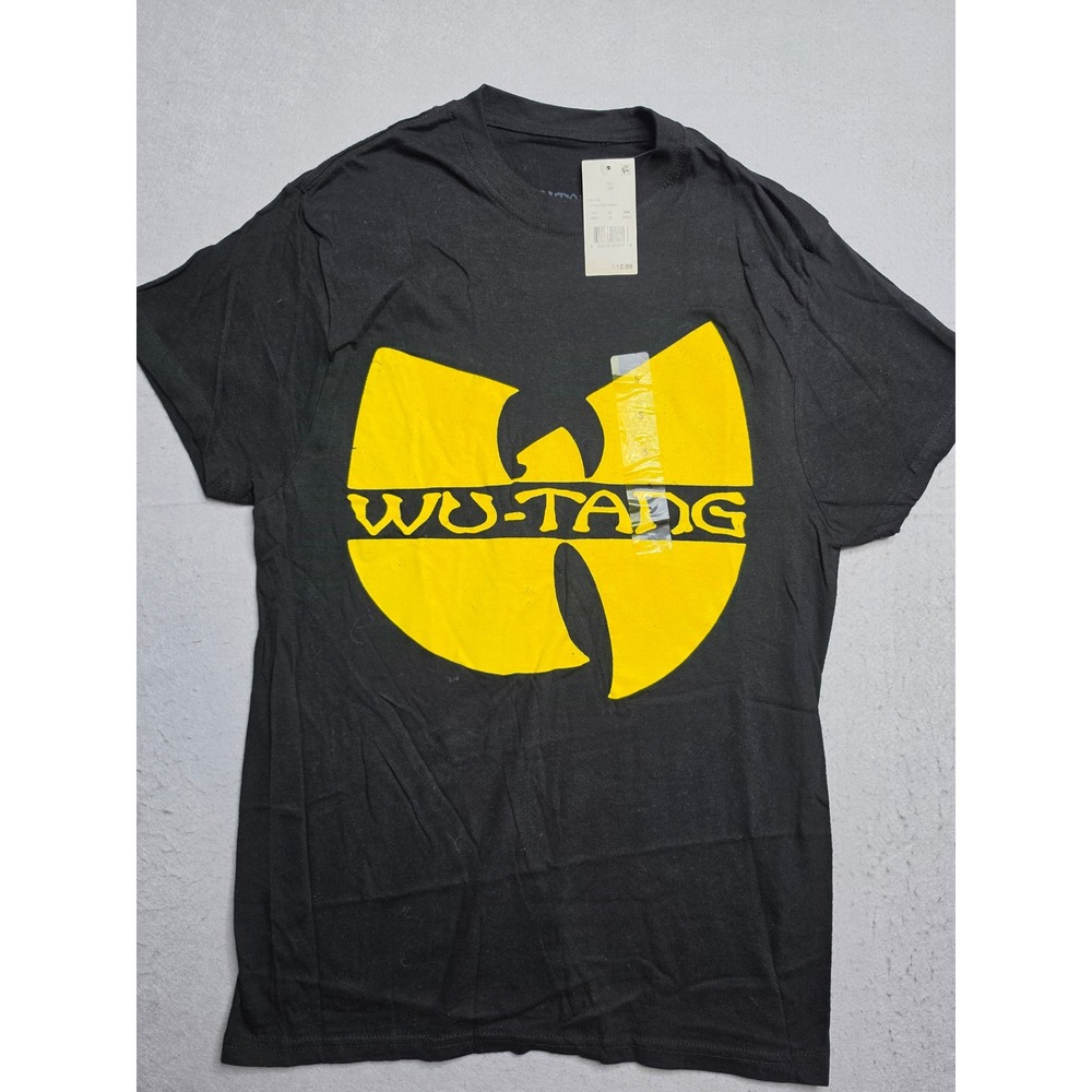 Wu-Tang Clan T-Shirt Men's Small Black Graphic Cotton Crew Neck Short Sleeve NWT